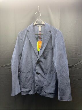 NWT Houston White Men's Navy Blazer Sport Coat sz M (9aq)